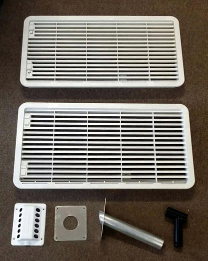 Complete 2x Vent Set for 3 Way Fridge Dometic Caravan Fridge Above 90 Litres - Everything Caravans