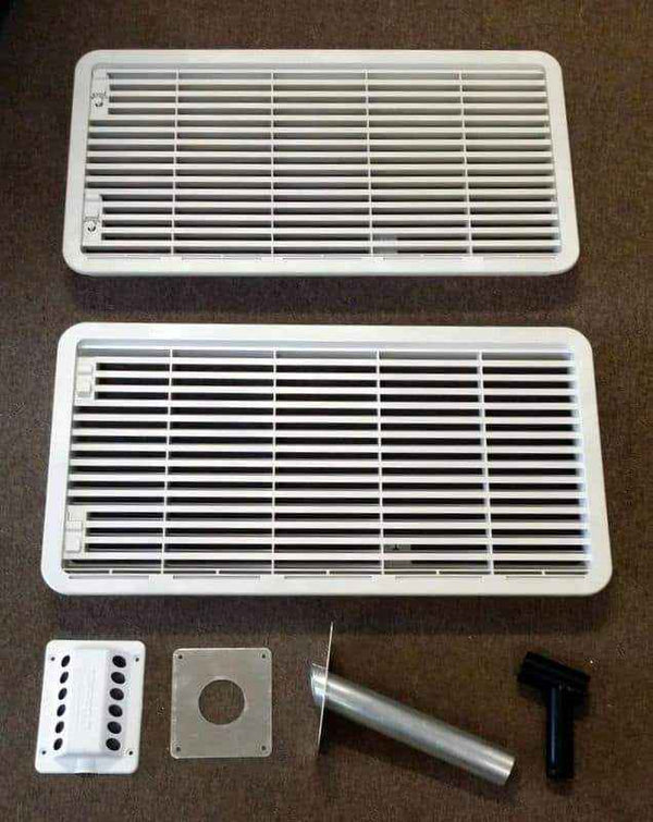 Complete 2x Vent Set for 3 Way Fridge Dometic Caravan Fridge Above 90 Litres - Everything Caravans
