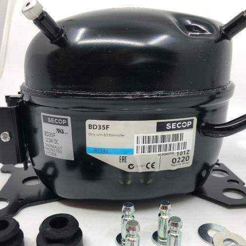 Compressor BD35F Danfoss 12volt Suitable for Most Fridges - Everything Caravans