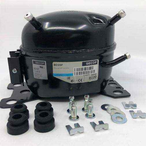 Compressor BD35F Danfoss 12volt Suitable for Most Fridges - Everything Caravans