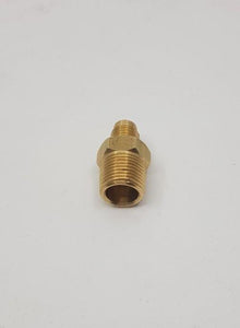 Brass Gas fitting 1-4 Flare to 3-8 Male Threaded Union 01-.708 - Everything Caravans
