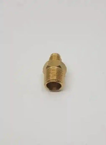 Brass Gas fitting 1-4 Flare to 3-8 Male Threaded Union 01-.708 - Everything Caravans