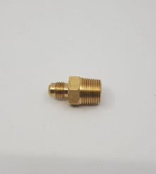 Brass Gas fitting 1-4 Flare to 3-8 Male Threaded Union 01-.708 - Everything Caravans
