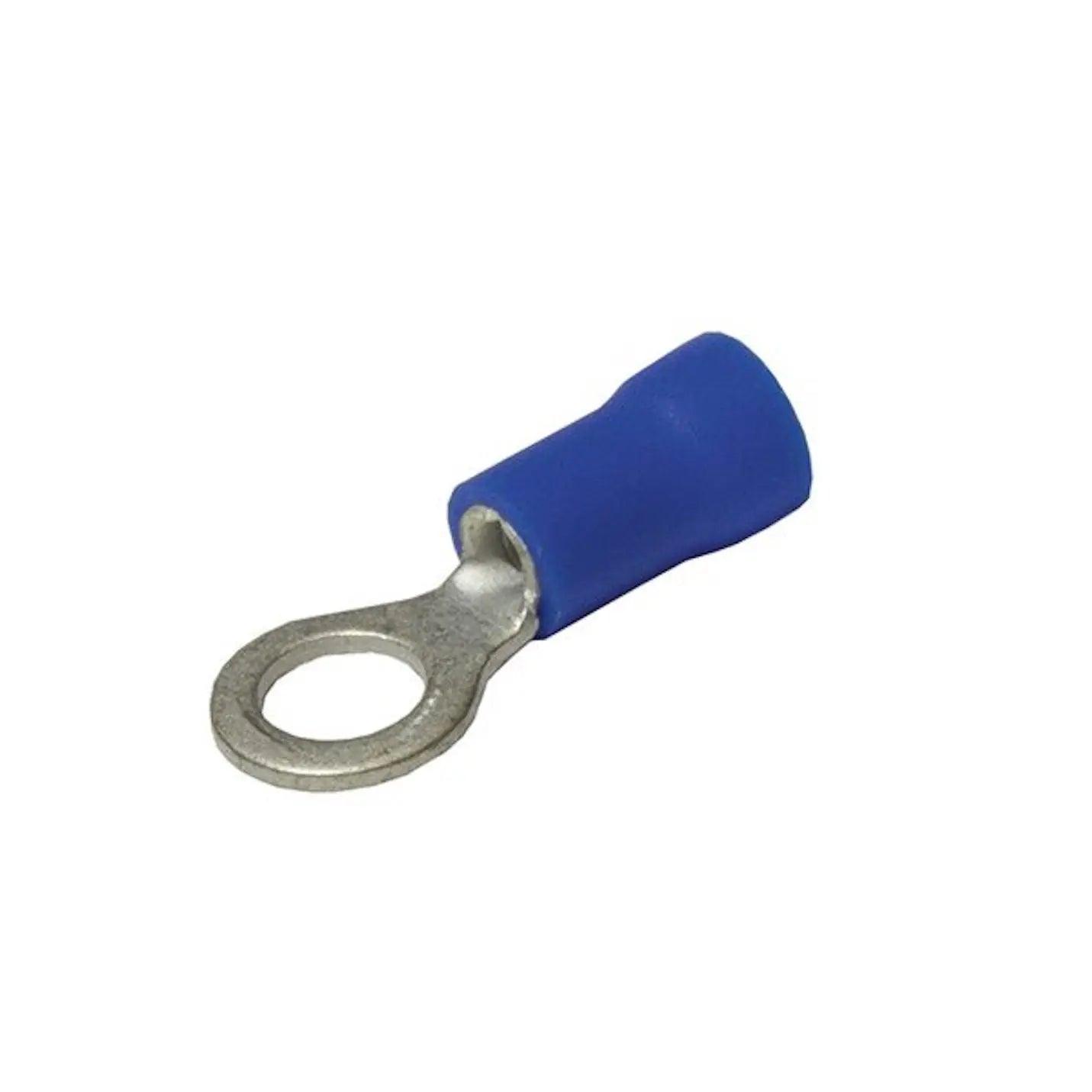Crimp Connector Blue Ring 8mm  - Pack of 8 - Everything Caravans