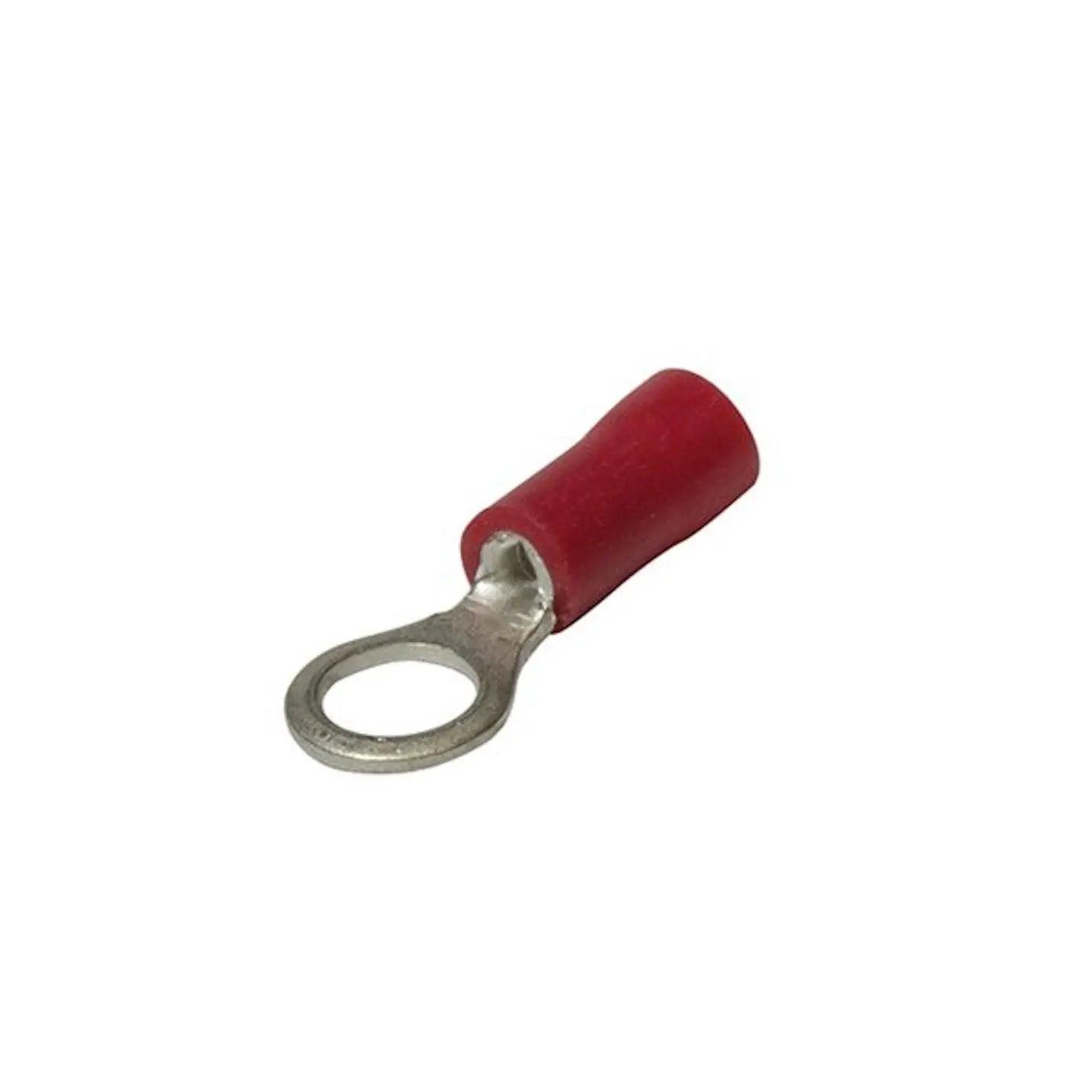 Crimp Connectorred Ring 6mm  - Pack of 8 - Everything Caravans
