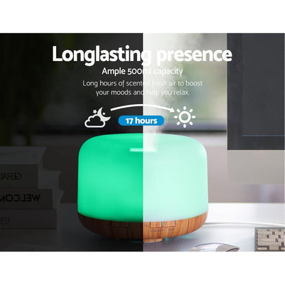 Diffuser Aromatherapy Led Night Light Air Humidifier Purifier - Everything Caravans