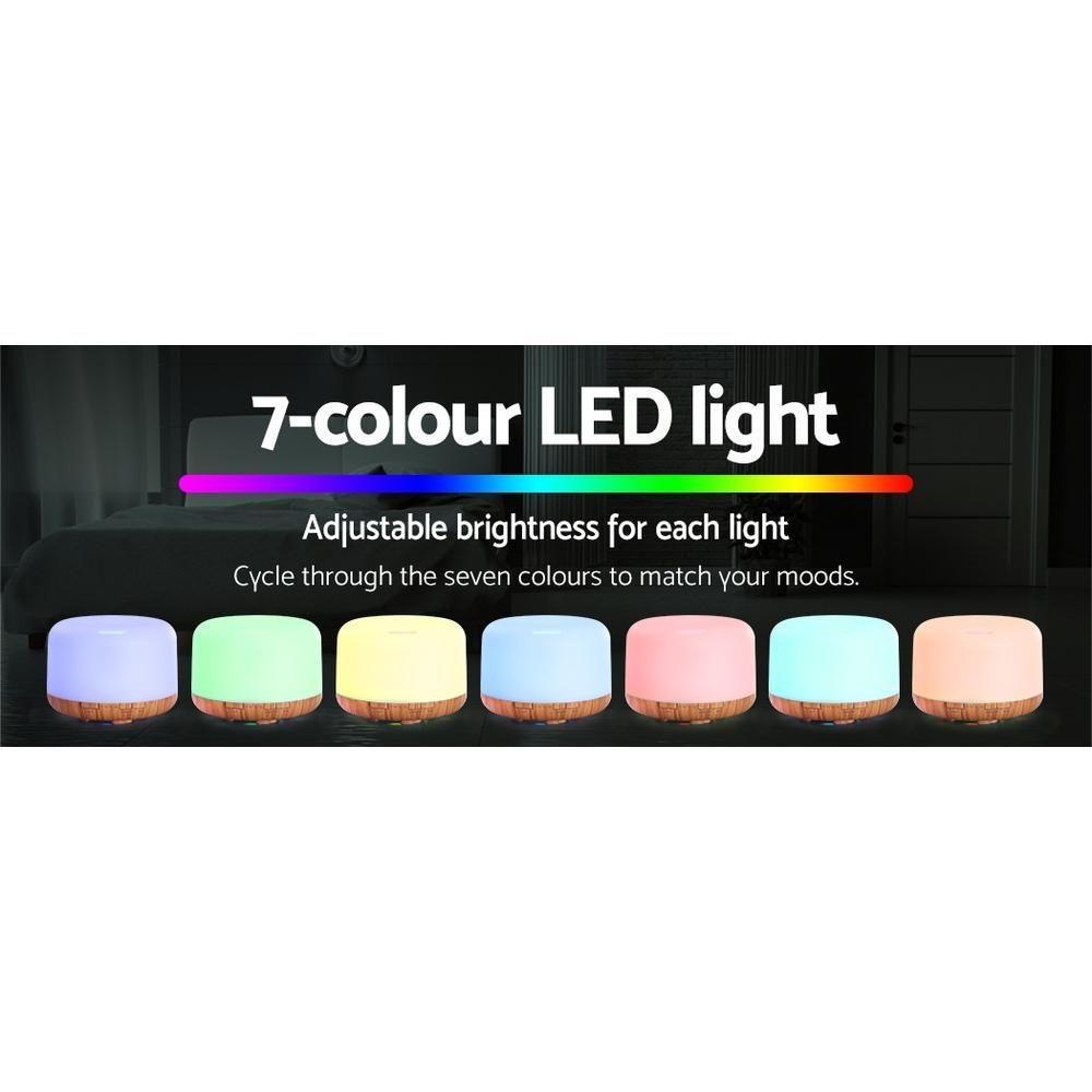 Diffuser Aromatherapy Led Night Light Air Humidifier Purifier - Everything Caravans