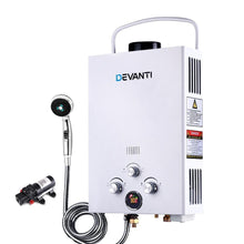 Outdoor Portable Gas Hot Water Heater Shower Camping - Everything Caravans