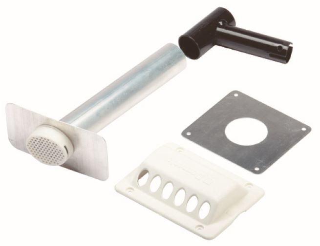 Dometic Flue Kit - Long Version White - Everything Caravans
