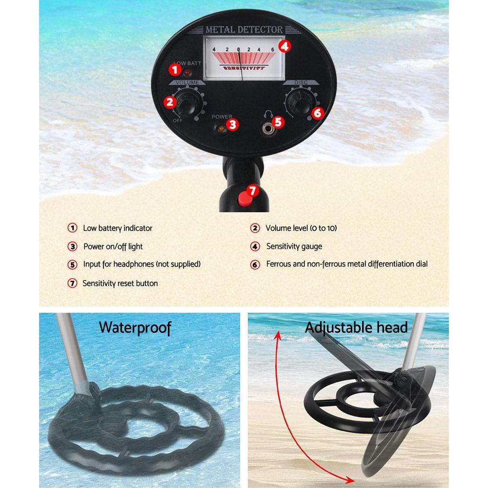 Deep Metal Detector Black - Everything Caravans
