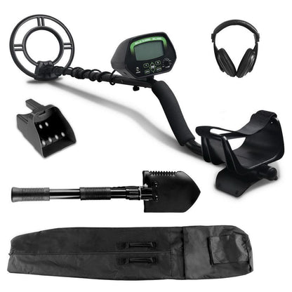 Deep Sensitive Metal Detector with LCD Shovel and Sand Scoop - Everything Caravans