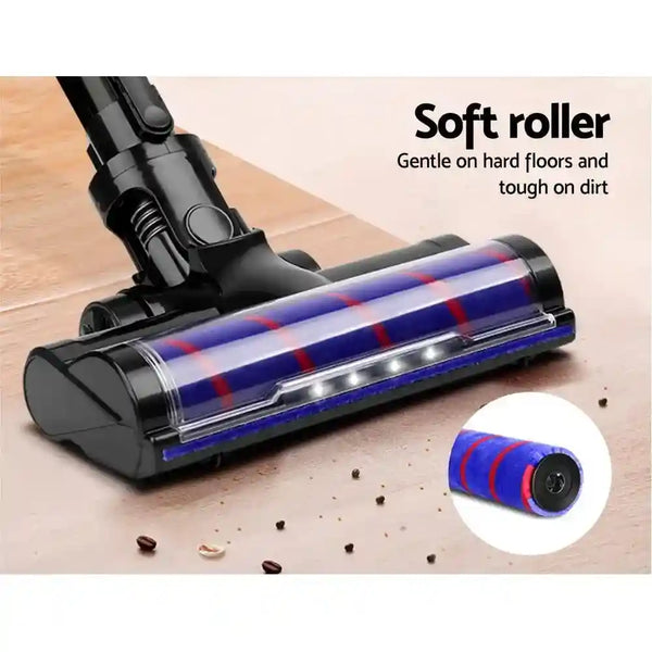 Cordless 150w Handstick Vacuum Cleaner Red and Black - Everything Caravans