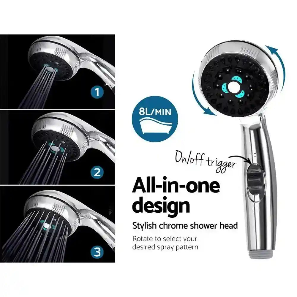 Devanti Outdoor Gas Hot Water Heater Portable Shower Camping LPG Carav -  Everything Caravans