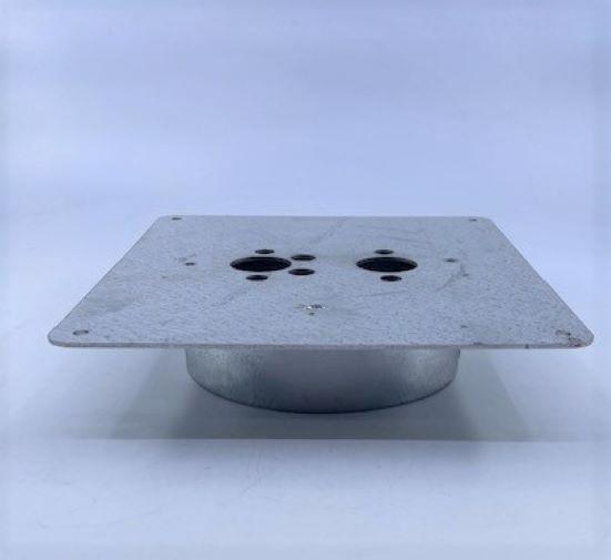 Diesel Heater Turret Style Galvanised Mounting Plate Standard fitting - Everything Caravans