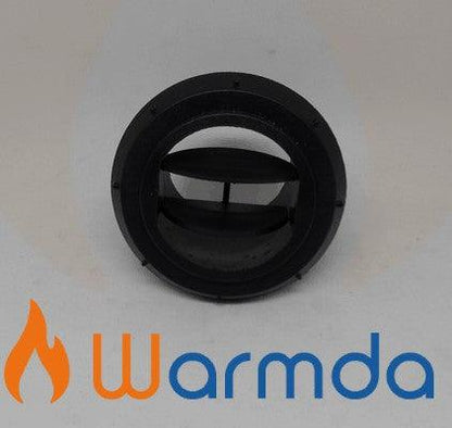 Directional Air Outlet - Closable - Aircon and Diesel Heaters 60-65mm Black - Everything Caravans