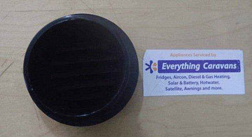 Directional Air Outlet - Non Closing Aircon and Diesel Heaters 60-65mm Black - Everything Caravans
