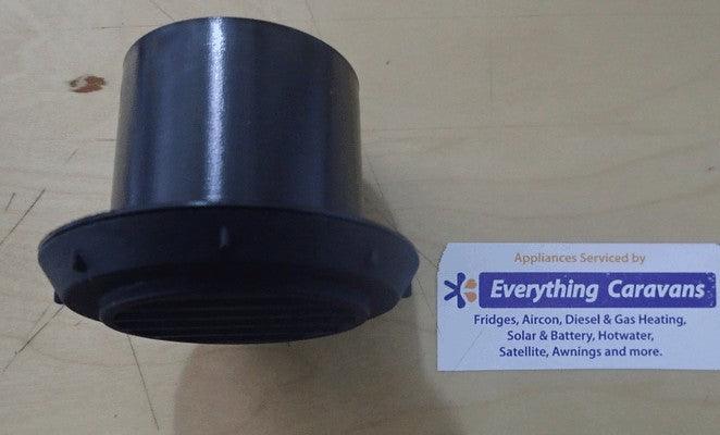 Directional Air Outlet - Non Closing Aircon and Diesel Heaters 60-65mm Black - Everything Caravans