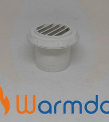 Directional Air Outlet - Aircon and Diesel Heaters 60-65mm White - Everything Caravans