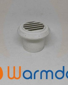 Directional Air Outlet - Aircon and Diesel Heaters 60-65mm White - Everything Caravans