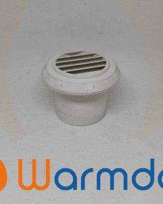 Directional Air Outlet - Aircon and Diesel Heaters 60-65mm White - Everything Caravans