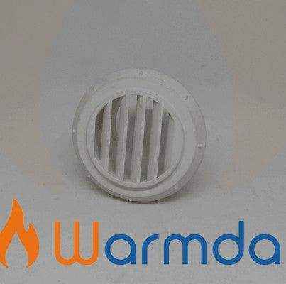 Directional Air Outlet - Aircon and Diesel Heaters 60-65mm White - Everything Caravans