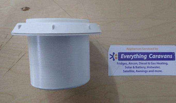 Directional Air Outlet - Closable Aircon and Diesel Heaters 60-65mm White - Everything Caravans