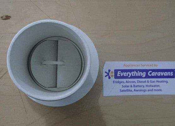Directional Air Outlet - Closable Aircon and Diesel Heaters 60-65mm White - Everything Caravans