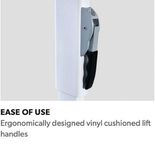 Dometic 8700 Awning Standard Hardware - White Pair Left and Right Arm - Everything Caravans