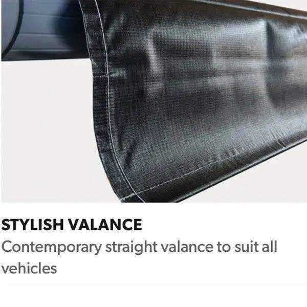 Dometic 8700 Charcoal Black Awning 16' Fabric on Roll - Everything Caravans
