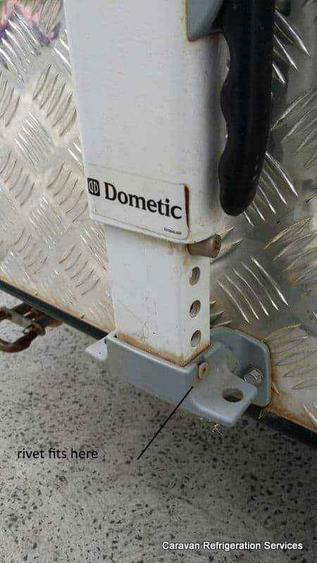 Dometic Awning Foot Rivets Semi-Tube - pair - Everything Caravans