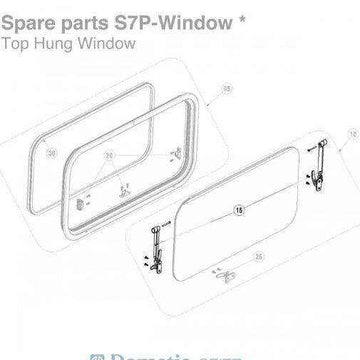 Dometic Window Stay (Pair) S7P 500mm - Everything Caravans