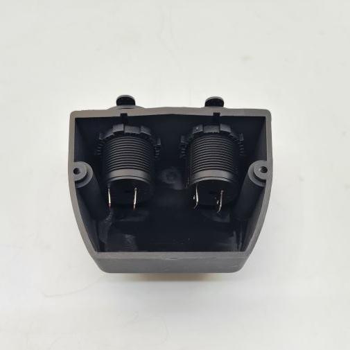 Twin Oulet External Mount 2 x 12volt Cigar Socket - Everything Caravans
