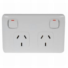 Double Pole Twin Outlet GPO for Caravan or Motorhome - Everything Caravans