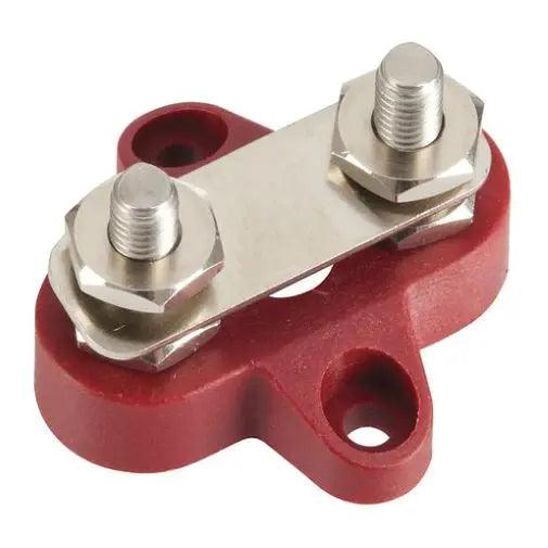 Double Post Cable Connection Distribution Posts Red - Everything Caravans