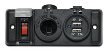 Dual USB and Car Accessory Flush Panel Mount - Everything Caravans