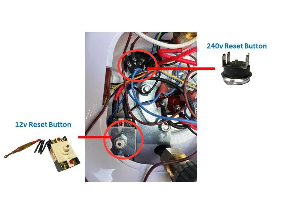 Duoetto 240v Reset Button - Everything Caravans