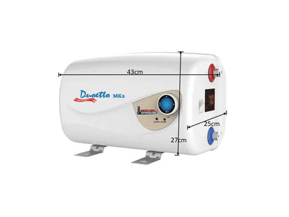 Duoetto Mk2 Electric 240 and 12volt 10L Hot Water Heater - Everything Caravans