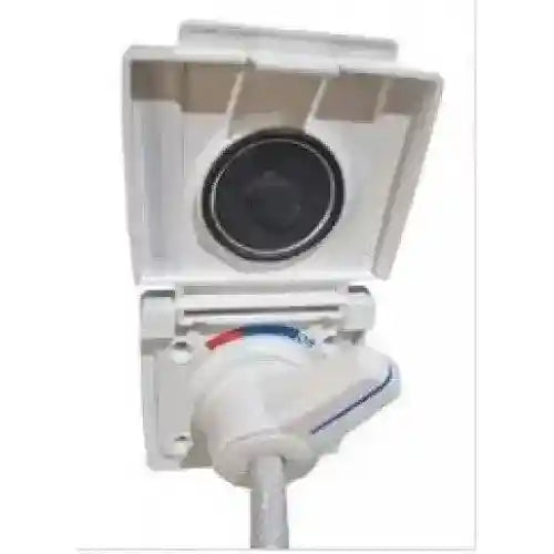 Ezy RV Exterior Shower Outlet Black - Everything Caravans
