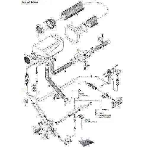 Eberspacher D2L AS3 Airtronic Diesel Air Heater 1 Outlet 12v E-Pro - Autumn Sale - Everything Caravans