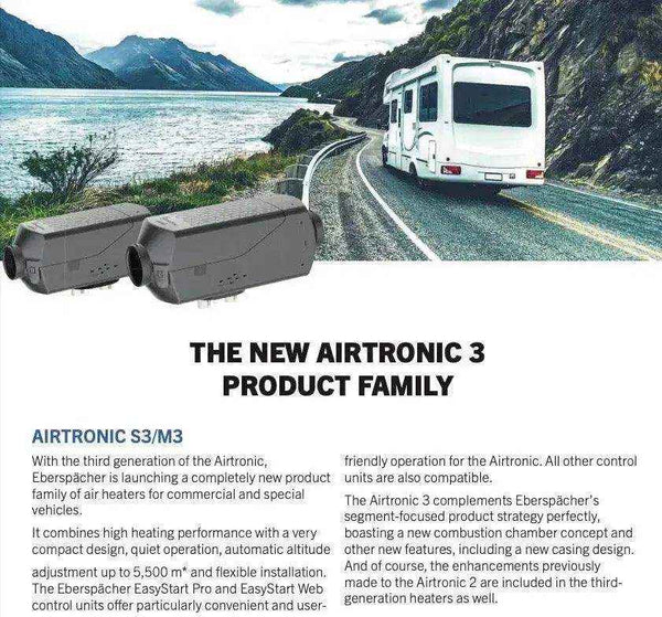 Eberspacher D2L AS3 Airtronic Diesel Air Heater 1 Outlet 12v E-Pro - Autumn Sale - Everything Caravans