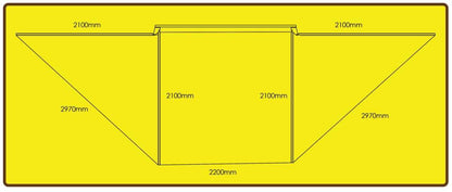 Eezi-Awn Dragonfly 180 Awning 2.3M Freestanding Left Side Mount Grey - Black Friday Sale - Everything Caravans