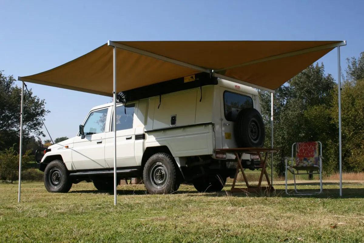 Eezi-Awn Manta 270 Awning Freestanding Left Side Mount Grey - Black Friday Sale - Everything Caravans