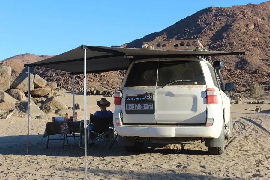 Eezi-Awn Manta 270 Awning Freestanding Left Side Mount Grey - Black Friday Sale - Everything Caravans
