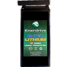 Enerdrive B-Tec Lifep04 12v 100Ah Slimline Lithium Battery - Everything Caravans