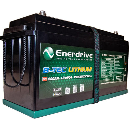 Enerdrive B-Tec 12v 200Ah Gen2 Lithium Battery Lifepo4 - Everything Caravans
