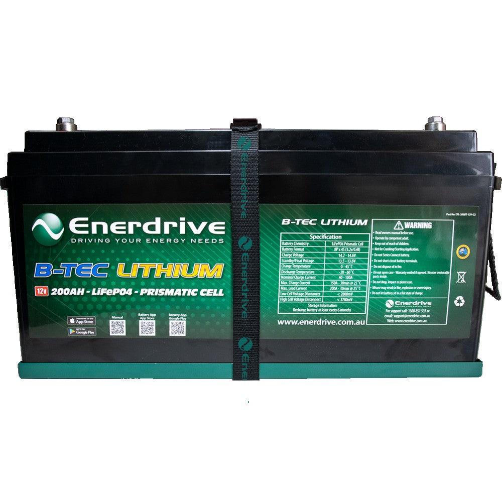 Enerdrive B-Tec 12v 200Ah Gen2 Lithium Battery Lifepo4 - Everything Caravans