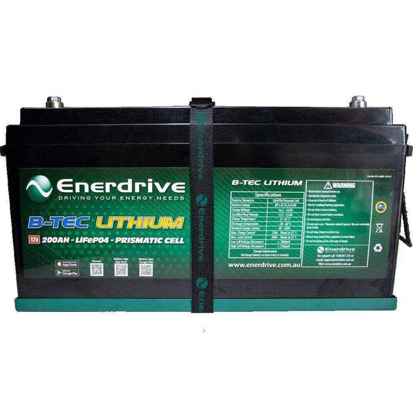 Enerdrive B-Tec 12v 200Ah Gen2 Lithium Battery Lifepo4 - Everything Caravans