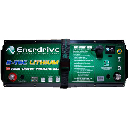 Enerdrive B-Tec 12v 200Ah Gen2 Lithium Battery Lifepo4 - Everything Caravans
