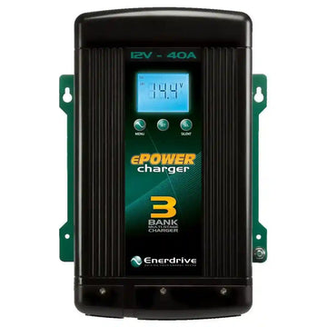 Enerdrive Epower 240volt 12v 40A Battery Charger Suitable for Lithium - Everything Caravans