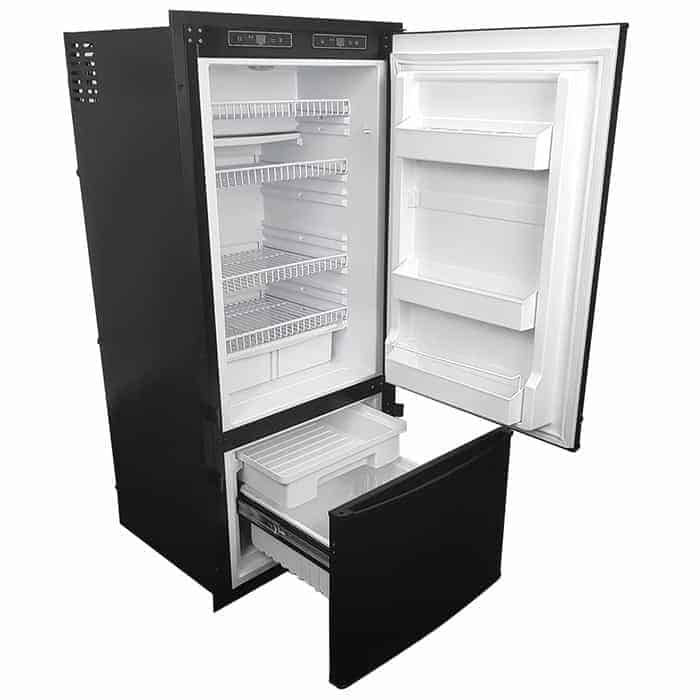 EvaKool Elite Upright Fridge Freezer 208litre Twin Compressor EvaKool